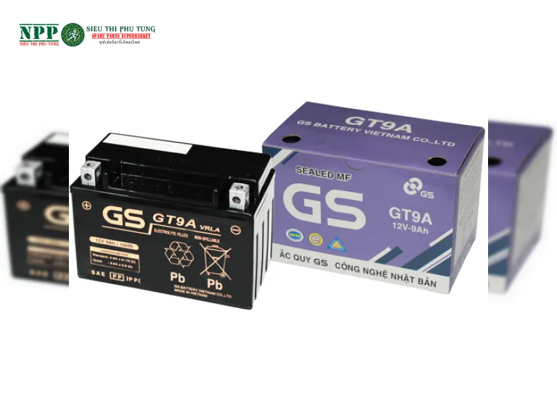 52005 - ẮC QUY (BATTERY) - GS - GT9A (12V-9AH)