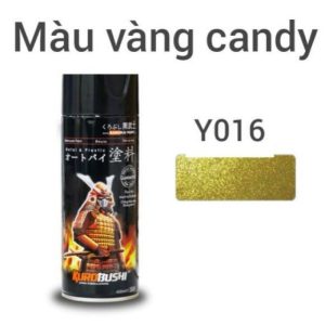 Sơn Xịt SAMURAI - Màu Chuẩn 1* - Y016* vàng cady