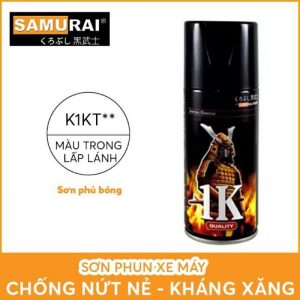 Sơn Xịt SAMURAI - Màu Chuẩn 2* - K1KTTrong lấp lánh