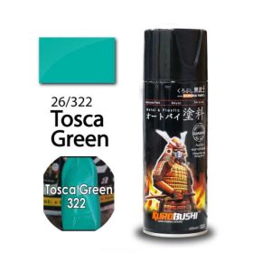 Sơn Xịt SAMURAI - Màu Tiêu Chuẩn - 322 XanhTosca nitron
