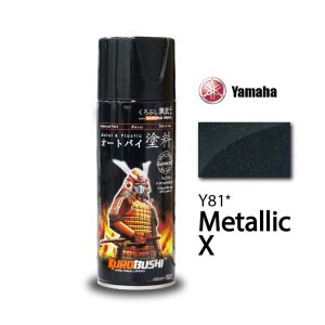 Sơn Xịt SAMURAI - Màu Chuẩn 1* - Y81* Đen kim loại